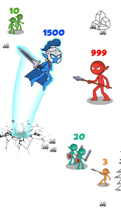 Stickman Battle: Survival.io游戏截图