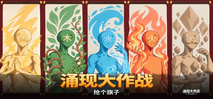 涌现大作战抢个旗子 封面