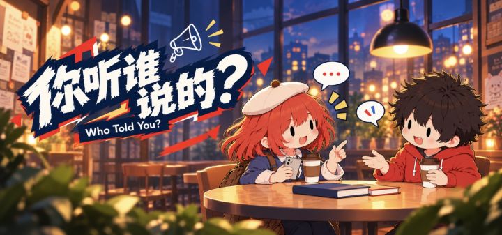 你听谁说的？ 封面