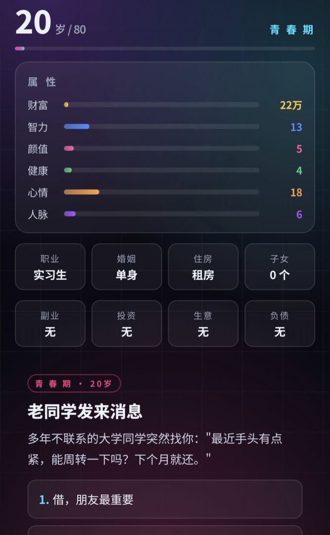 模拟都市生活游戏截图