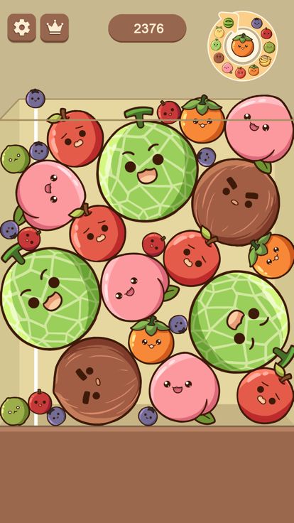 Watermelon Drop: Fruit Merge游戏截图