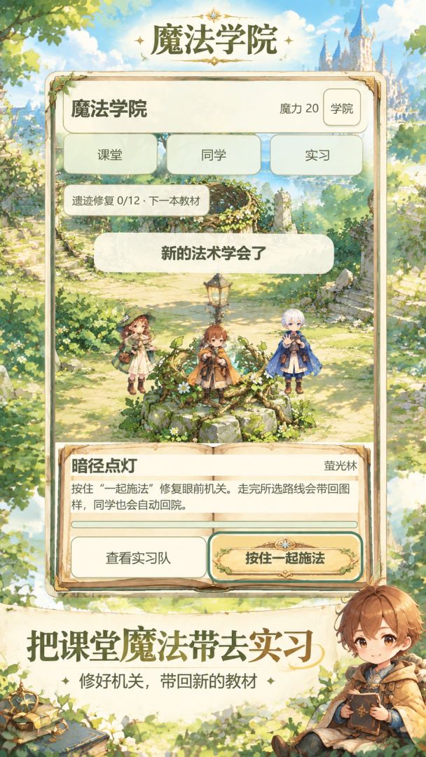 魔法学院游戏截图