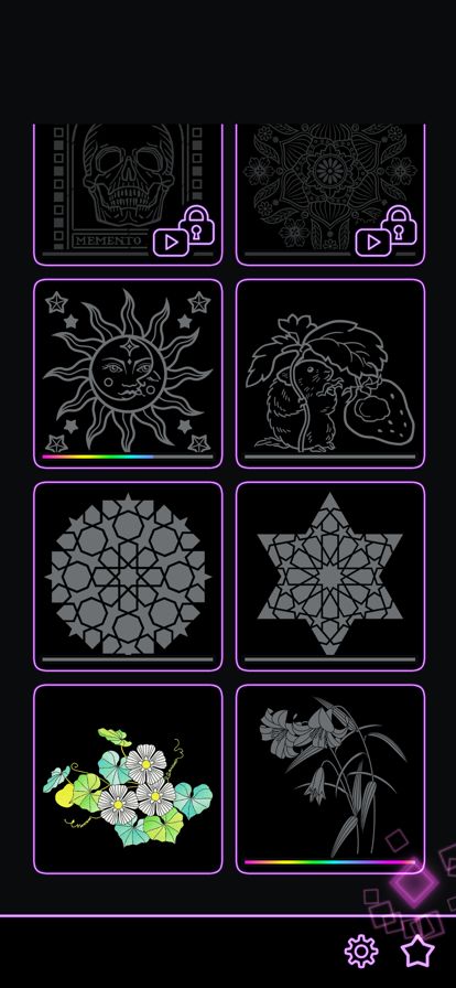 划痕艺术:轻按即可轻松完成!游戏截图