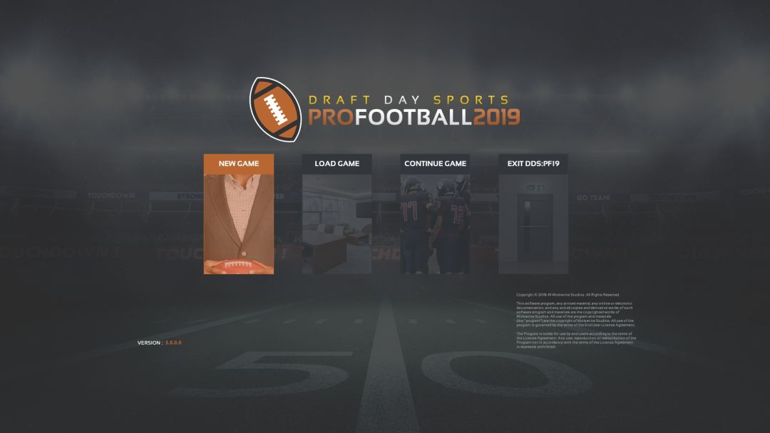Draft Day Sports: Pro Football 2019游戏截图