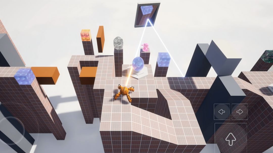 机器人与三色光游戏截图