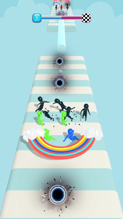 Rainbow Stack 3D游戏截图