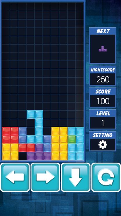 俄罗斯方块 (经典)游戏截图