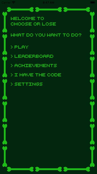 Choose Or Lose游戏截图