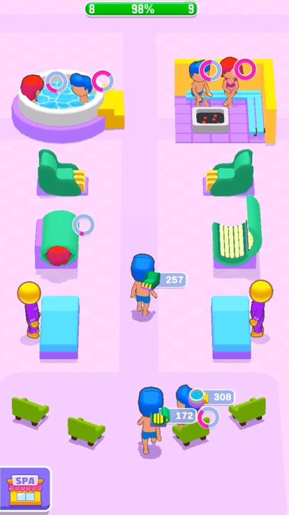 IDLE Spa Salon - 3D Arcade游戏截图