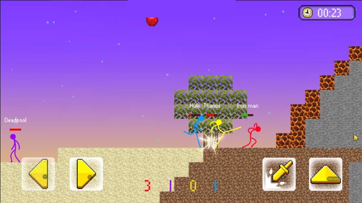 Stickman Hero Fight Battle War游戏截图