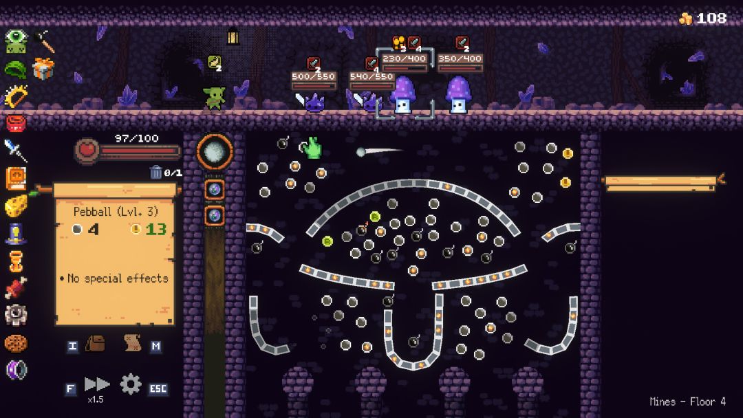 哥布林弹球 Peglin游戏截图