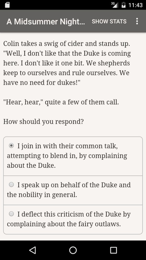 A Midsummer Night's Choice游戏截图