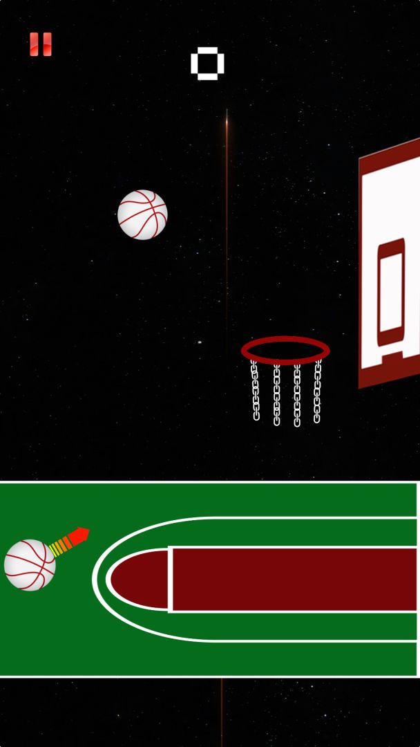 3分投篮 - 太空篮球游戏截图