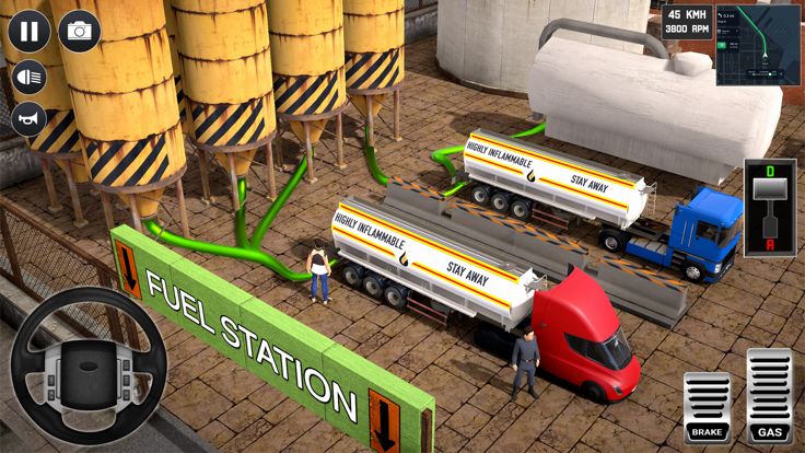 半 卡车 驾驶 模拟器游戏截图