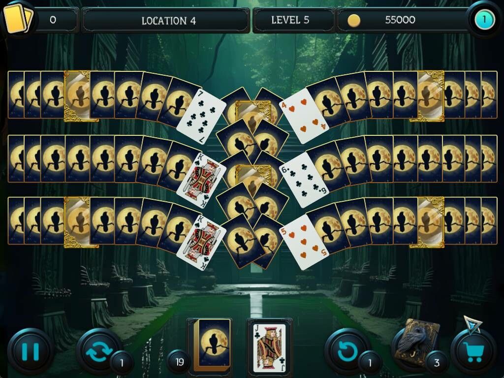 Mystery Solitaire. The Black Raven 4游戏截图