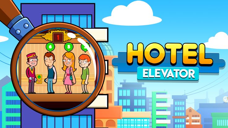 酒店电梯：酒店门卫模拟器;经营类游戏。游戏截图