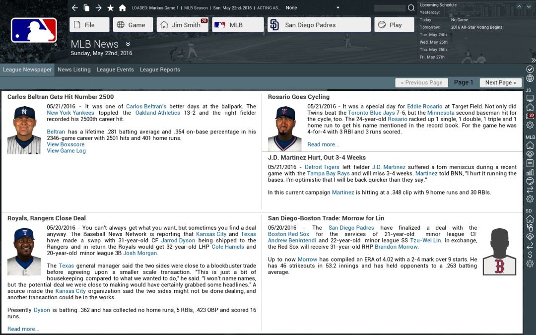 Out of the Park Baseball 17游戏截图