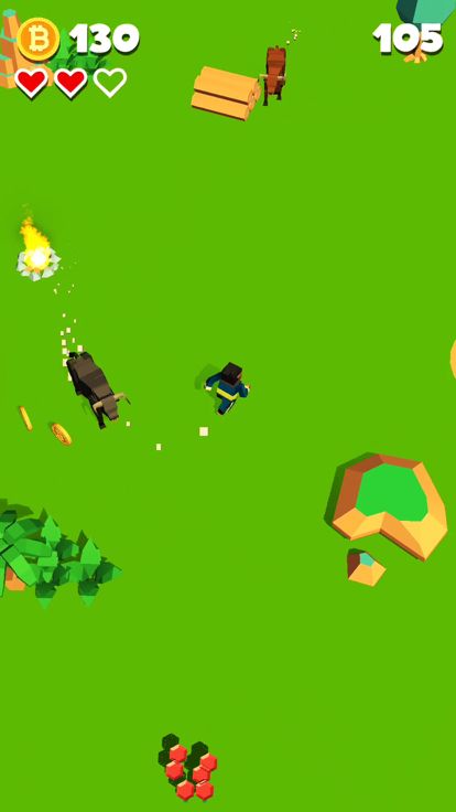 Rodeo Rush - Bull Stampede游戏截图