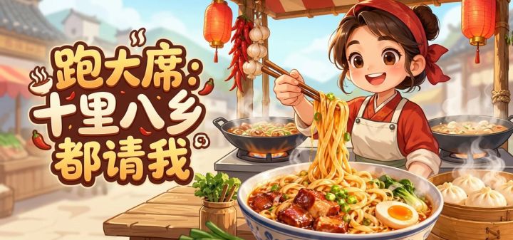 跑大席：十里八乡都请我 封面