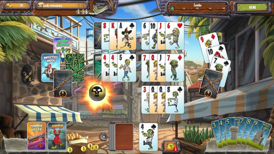 Zombie Solitaire 2 Chapter 3游戏截图