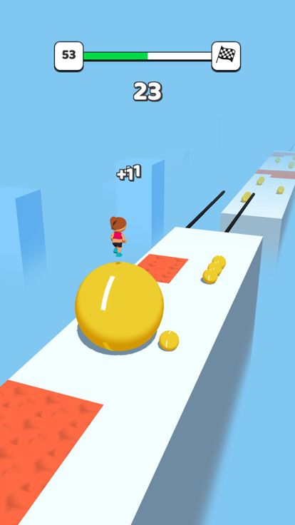 滚动球向前冲游戏截图