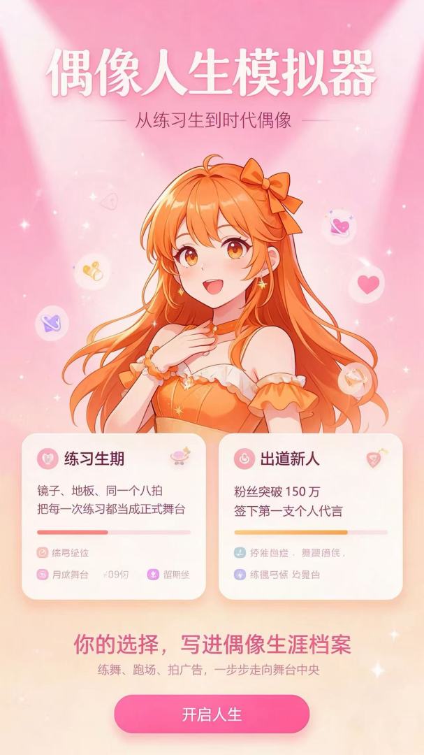 偶像人生模拟器游戏截图