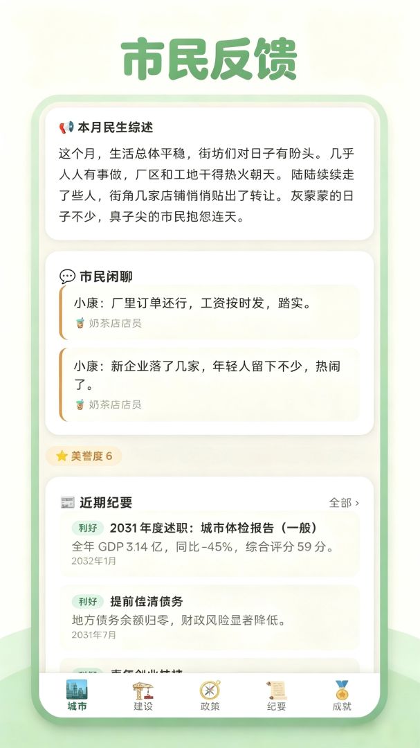 打造国际都市游戏截图