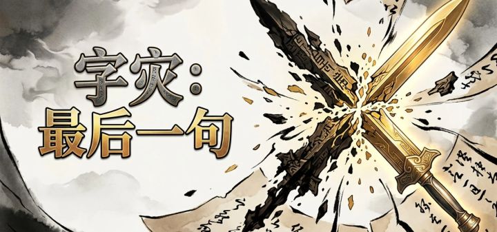 字灾：最后一句 封面