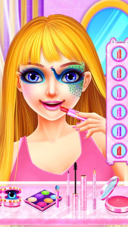 空姐女孩化妆打扮-梦想工作游戏截图