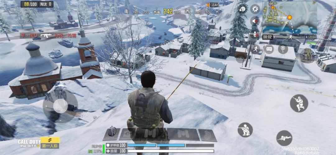 【使命战场】想在使命战场中欣赏雪景？不妨看看边境地图的最北侧截图