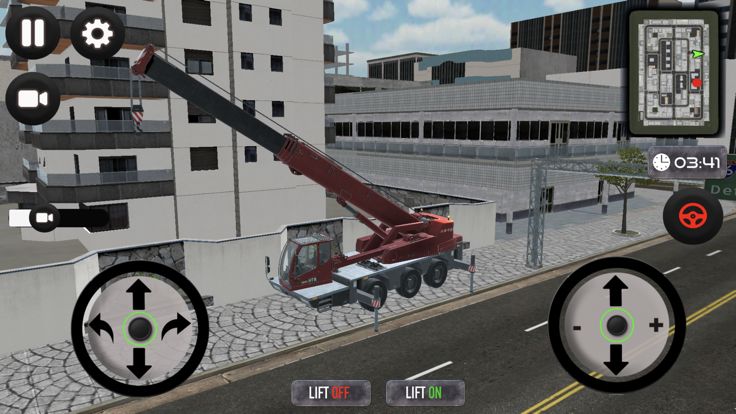 Crane Truck City Works游戏截图