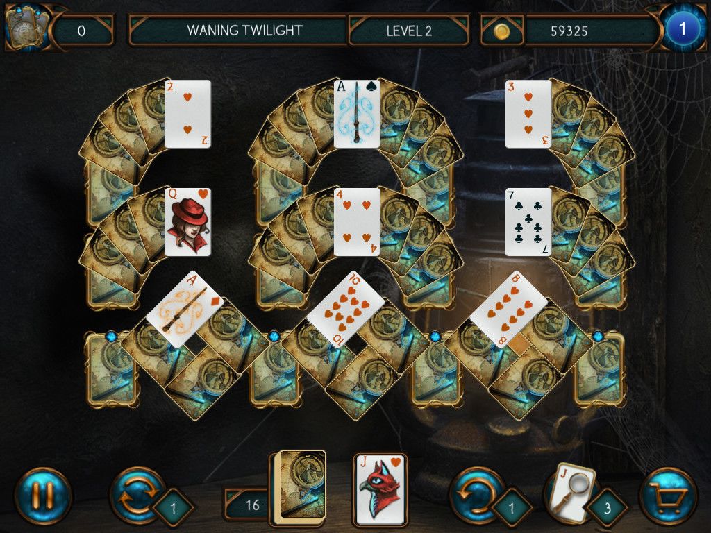 Detective Solitaire Inspector Magic and the Man Without Face游戏截图