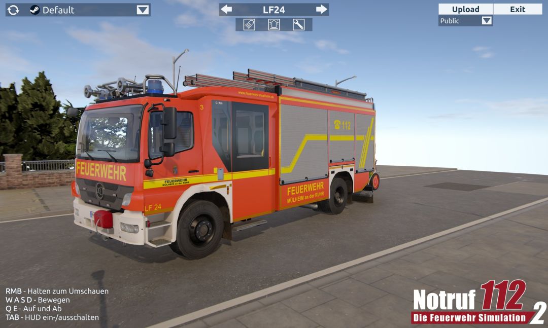Notruf 112 - Die Feuerwehr Simulation 2: Showroom游戏截图