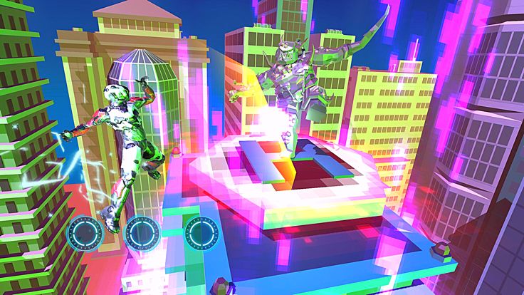 Iron Flying Hero Jet Man City游戏截图