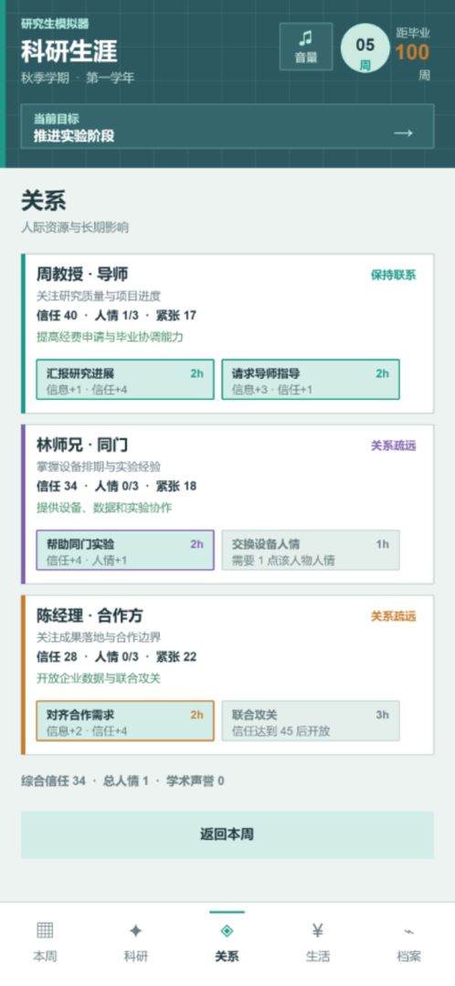 科研人生：我太想进步了游戏截图