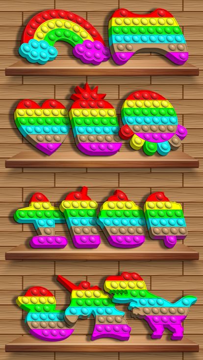 Pop it 烦躁玩具游戏 3D游戏截图