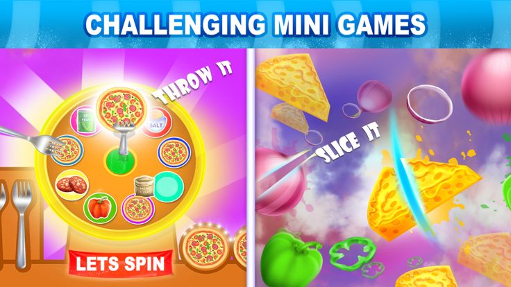 比萨餐厅收银员游戏截图