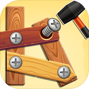 Wood Nuts Unscrew Puzzle Boltsicon