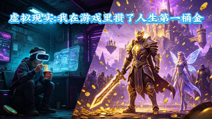 虚拟现实:我在游戏里攒了人生第一桶金 封面