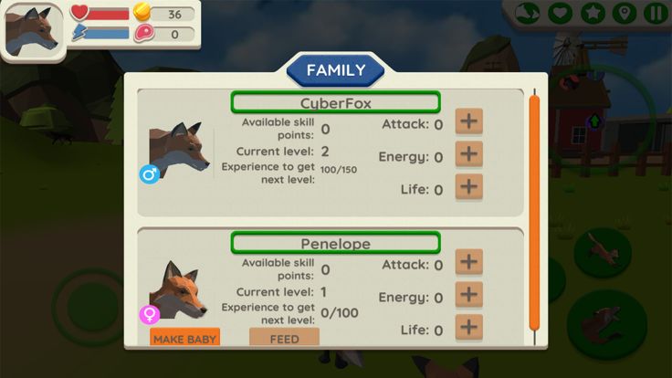 Fox Family - Animal Simulator游戏截图