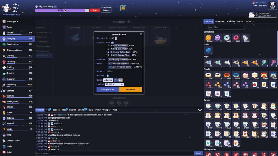 Milky Way Idle - 银河奶牛放置游戏截图
