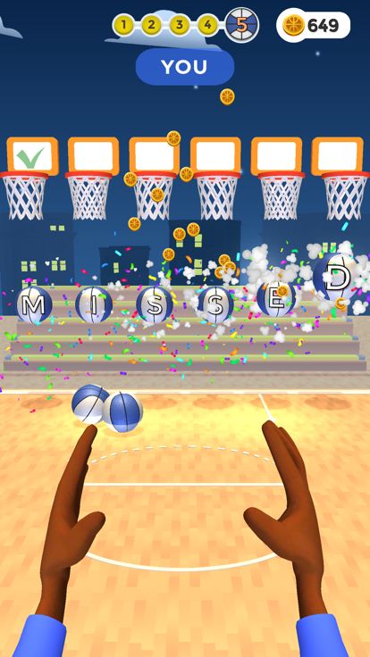 Word Dunks游戏截图