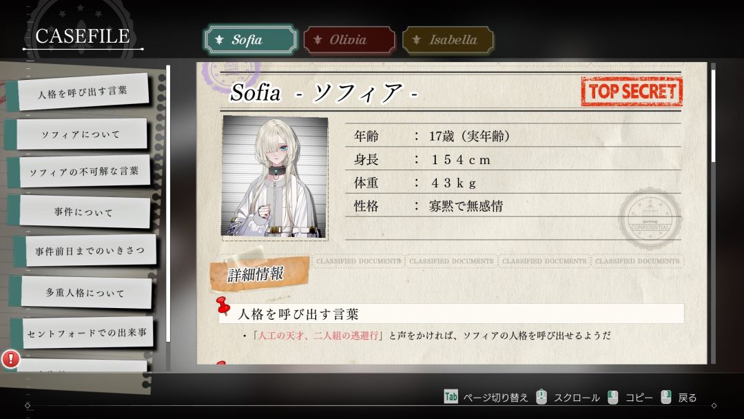 苏菲亚的谎言与代价游戏截图