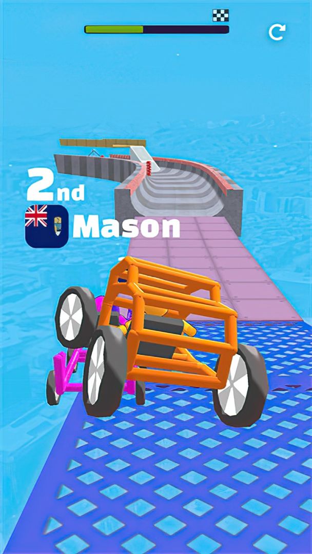 手绘赛车游戏截图