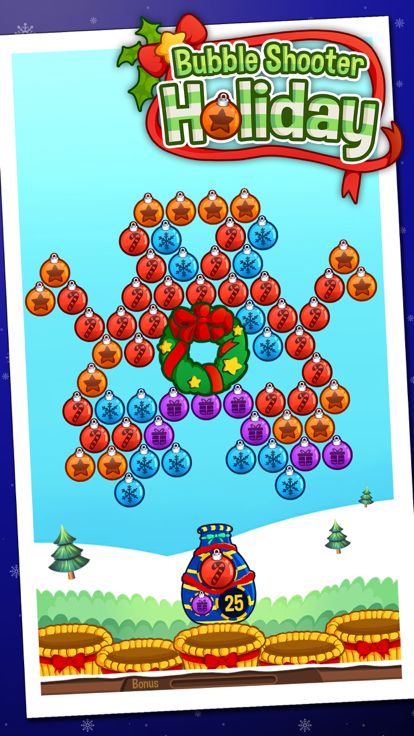 Bubble Shooter Holiday游戏截图