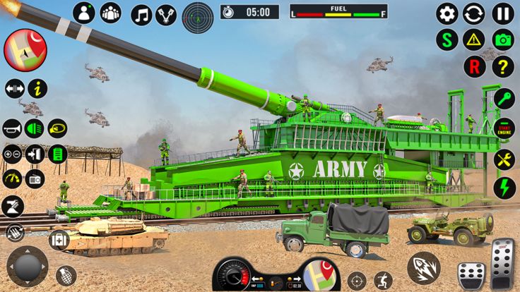Army Truck Drive Offroad Game游戏截图