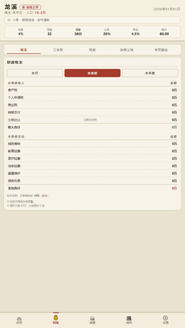 任期游戏截图