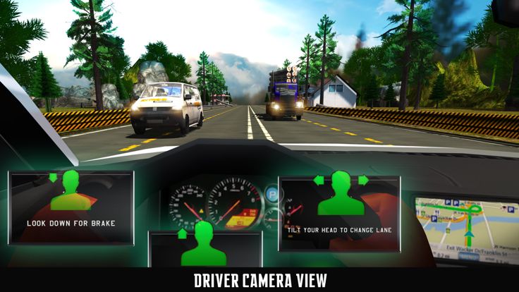VR公路赛车在汽车司机游戏截图