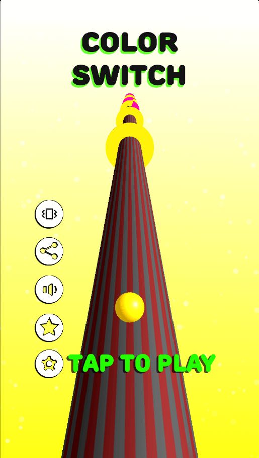 彩色螺旋球游戏截图