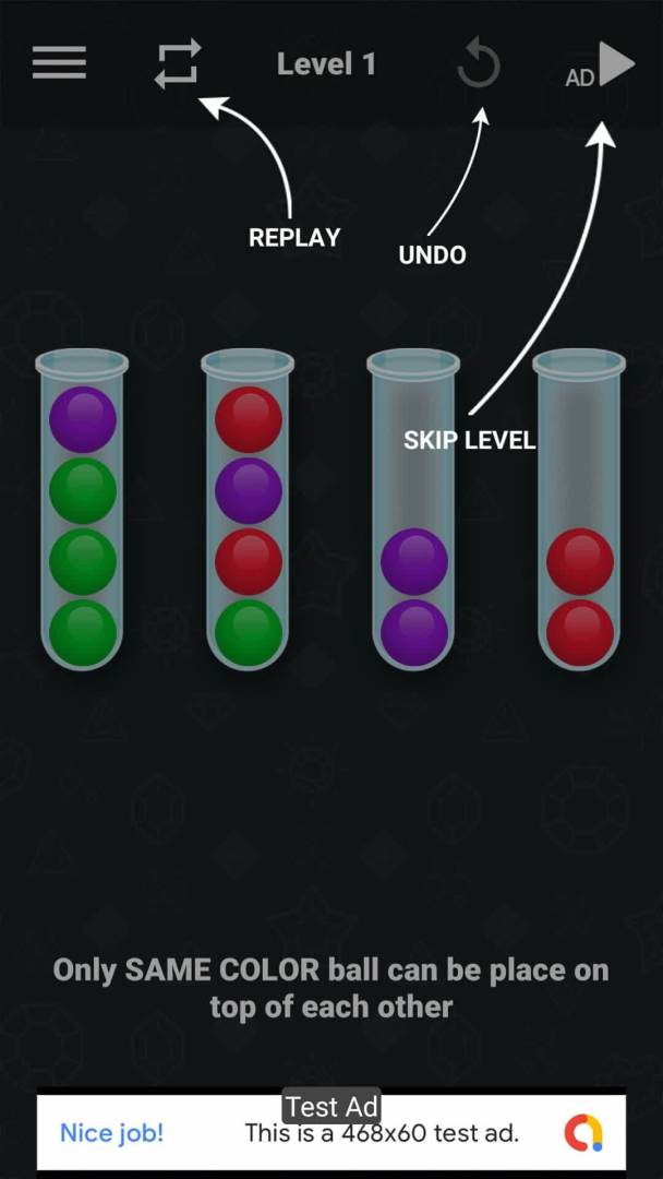球球排序谜题游戏截图